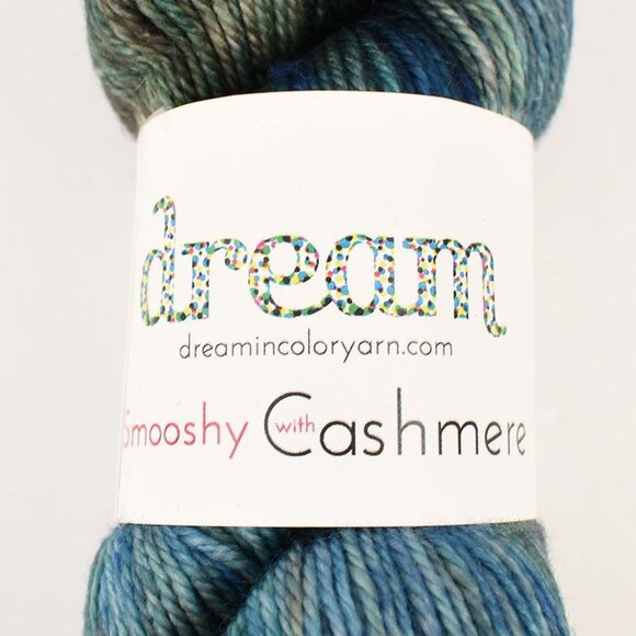 Dream In Color Smooshy With Cashmere Yarn SW Merino Wool Hand Dyed Tidal - Picture 3 of 4
